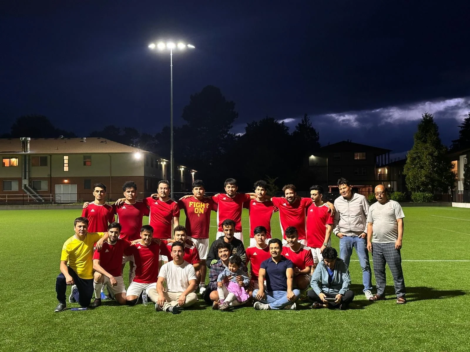 Hazara Community of Oregon Soccer Team group photo